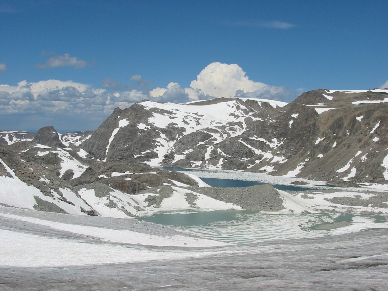 Iceberg Lake and Baker Lake from Sourdough