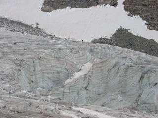 Sourdough ice cliffs