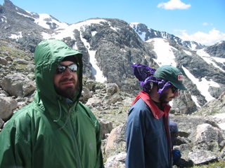 Chris and peter, hardened mountaineers